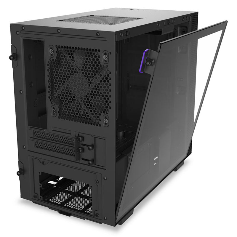 NZXT H210i Mini-ITX RGB Gaming Case - Black Tempered Glass