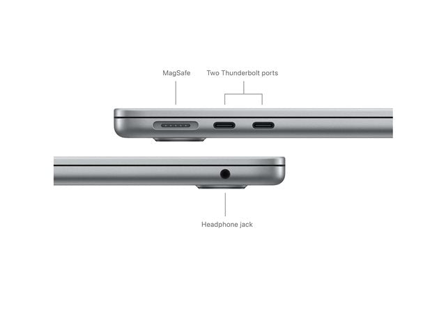 MacBook Air 13" M3, 8GB RAM, 256GB SSD - Space Grey (MRXN3B/A)