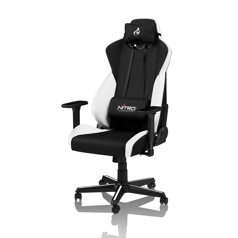 Nitro Concepts S300 Fabric Gaming Chair - Radiant White