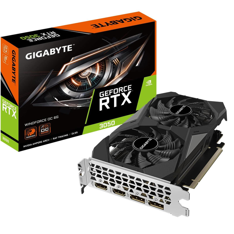 Gigabyte NVIDIA GeForce RTX 3050 WINDFORCE OC 6G Graphics Card