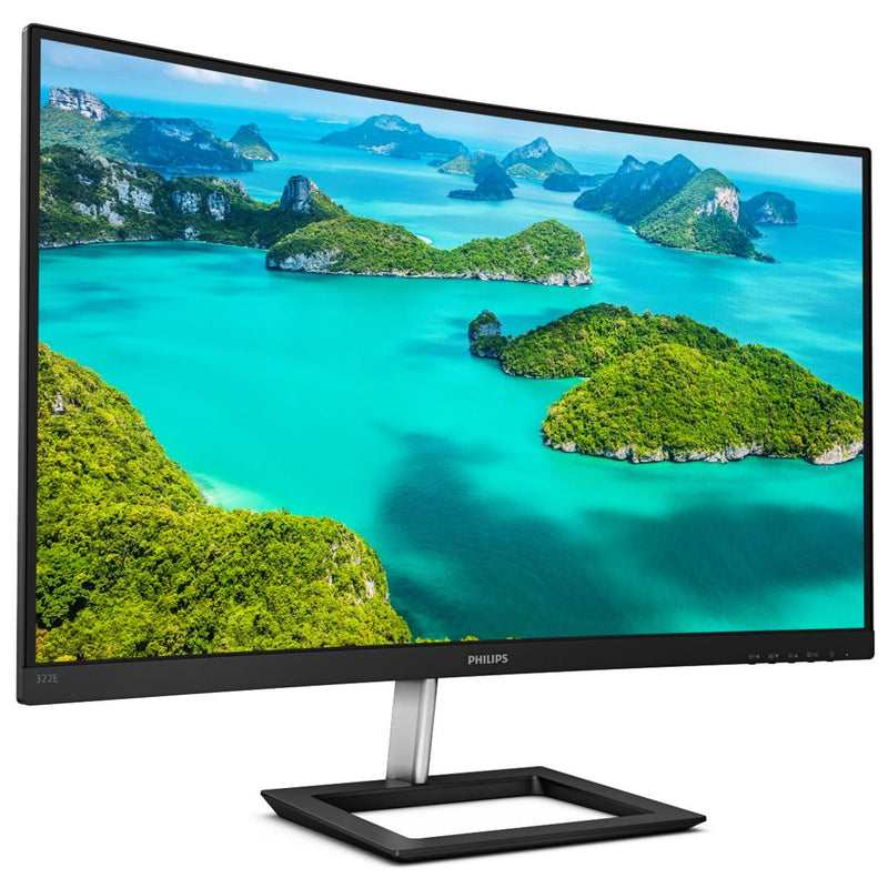 Philips 322E1C 31.5" Full HD 75 Hz LED Curved Monitor - Black