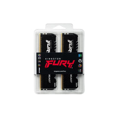 Kingston FURY Beast RGB, DDR4, 16GB (2x8 GB), DIMM, 288-pin, 3200 MHz, Black