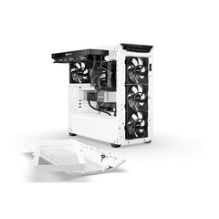 be quiet! Shadow Base 800 DX, ARGB, White, Mid Tower w/ Tempered Glass Window, 3x 140mm Fans, USB 3.2 Gen2,E-ATX/ATX/mATX/mITX