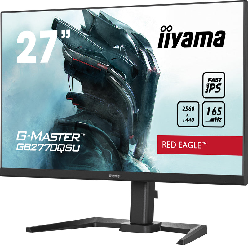 iiyama G-MASTER Red Eagle 27" WQHD Gaming Monitor (GB2770QSU-B5)