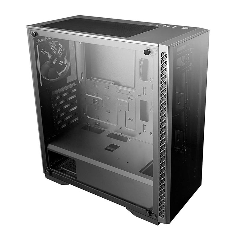 DeepCool MATREXX 50 ADD-RGB 4F Case, Gaming, Black, Mid Tower, 1 x USB 3.0 / 2 x USB 2.0, Tempered Glass Side & Front Window Panels, Addressable RGB LED Fans, E-ATX, ATX, Micro ATX, Mini-ITX