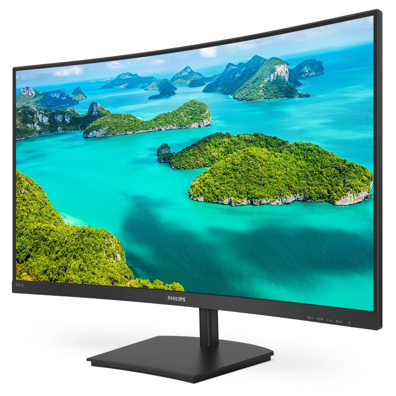 Philips 241E1SCA 24" Full HD 75Hz LED Curved Monitor - Black