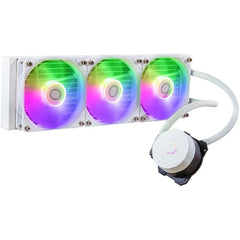 Cooler Master MasterLiquid ML360L ARGB V2 All In One Liquid CPU Cooler - 360mm, White