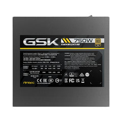 Antec GSK ATX3.1 750W Power Supply - 80 PLUS Gold, Full Modular