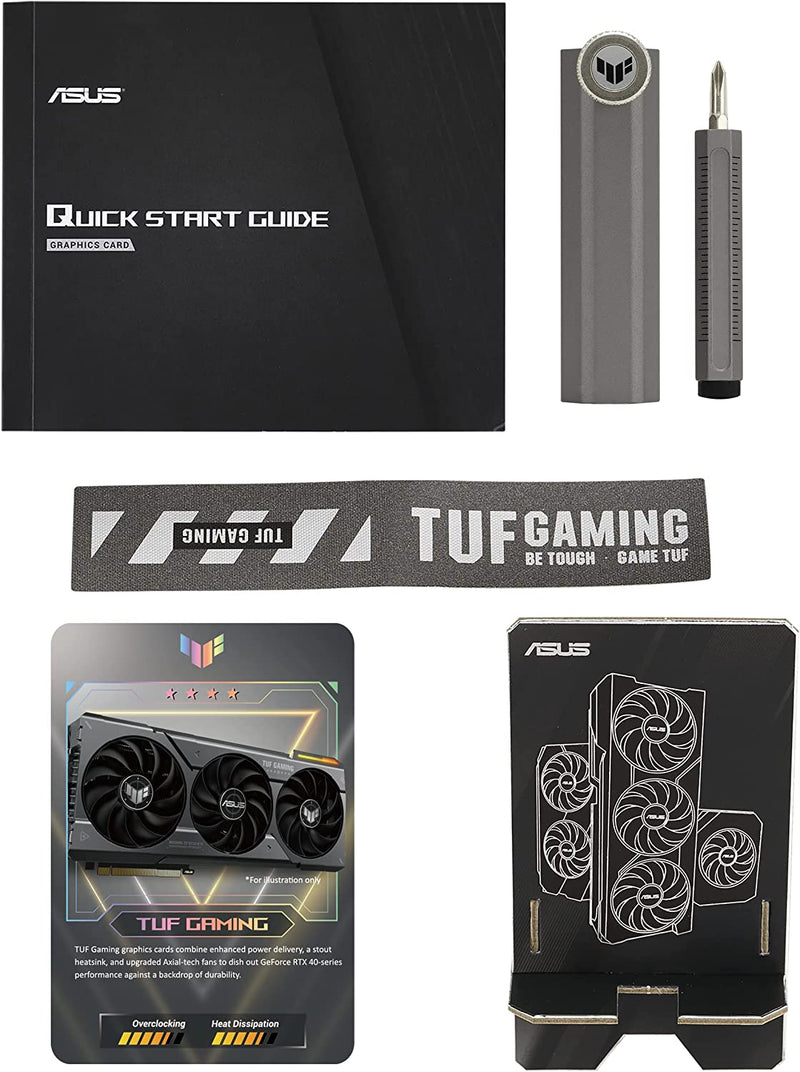 Asus TUF GAMING RTX4070, PCIe4, 12GB DDR6X, HDMI, 3 DP, 2505MHz Clock, RGB Lighting