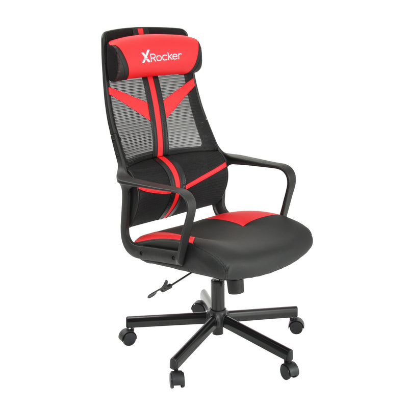 X Rocker | Helix Mesh Gaming Chair - Red