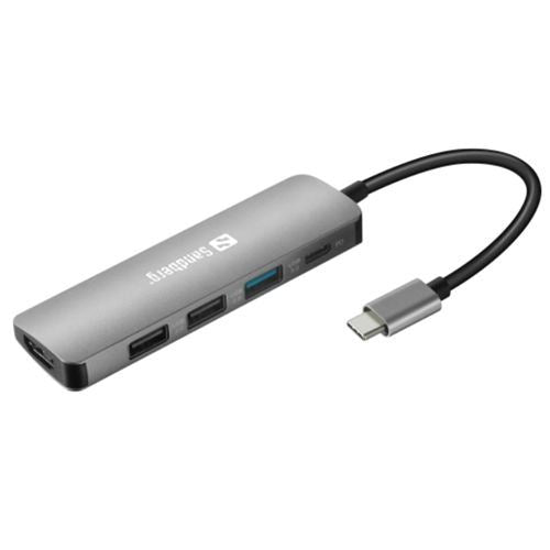 Sandberg USB-C 5-in-1 Docking Station