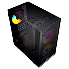 CRONUS Theia Airflow Micro Tower Gaming Case - Black