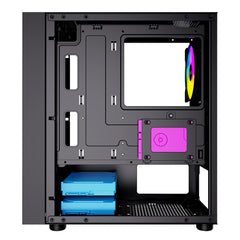 CRONUS Theia Airflow Micro Tower Gaming Case - Black