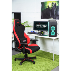 Nitro Concepts S300 Fabric Gaming Chair - Inferno Red