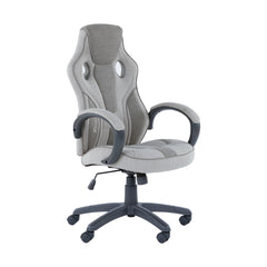 X Rocker | Maverick Fabric Height Adjustable Office Gaming Chair with Natural Lumbar support - Natural/Taupe