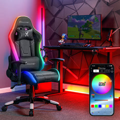 X Rocker | Agility Jr Esport Gaming Chair with Comfort Adjustability for Junior Gamers - RGB