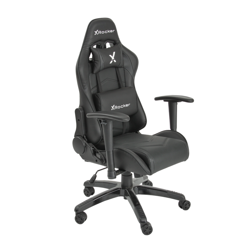 X Rocker | Agility Jr Esport Gaming Chair with Comfort Adjustability for Junior Gamers - CARBON BLACK