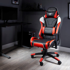 X Rocker | Agility Sport Esport Gaming Chair with Comfort Adjustability - RED