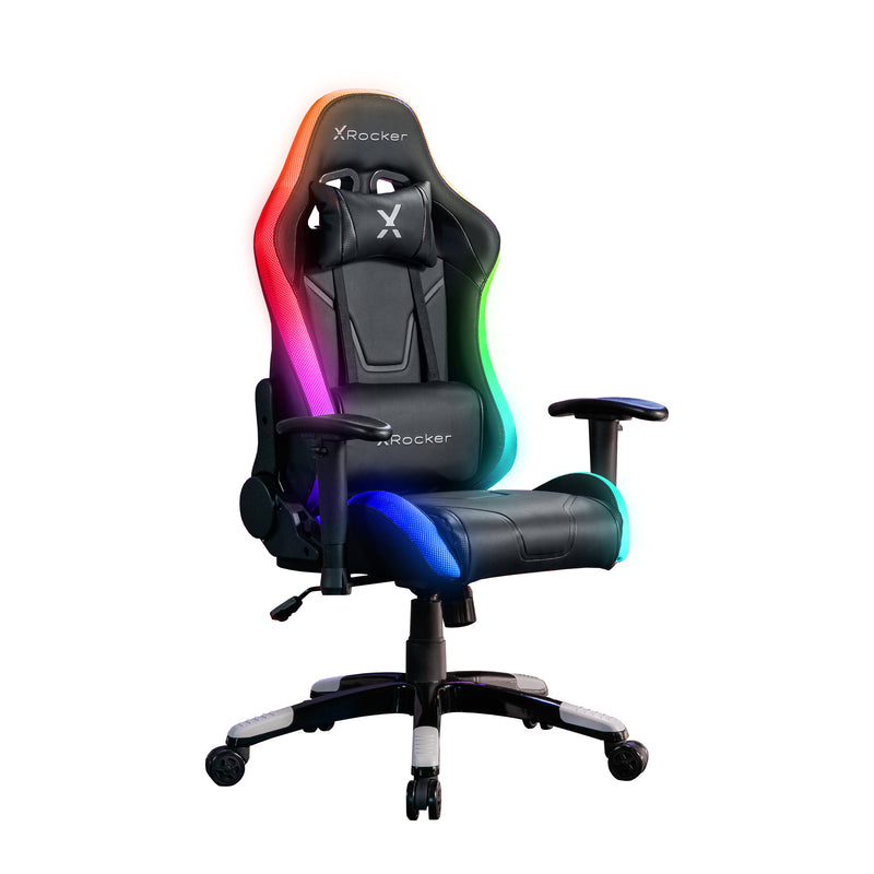 X Rocker | Agility Jr Esport Gaming Chair with Comfort Adjustability for Junior Gamers - RGB