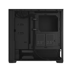 Fractal Design Pop Air (Black TG) Gaming Case w/ Clear Glass Window, ATX, Hexagonal Mesh Front, 3 Fans