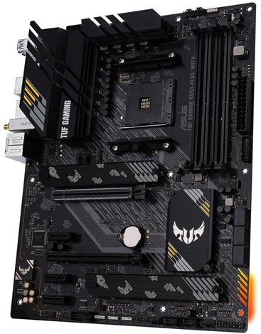 Asus TUF GAMING B550-PLUS WIFi II, AMD B550 Motherboard, AM4, ATX, 4 DDR4, HDMI, DP, AX Wi-Fi, 2.5GB LAN, RGB Lighting, M.2