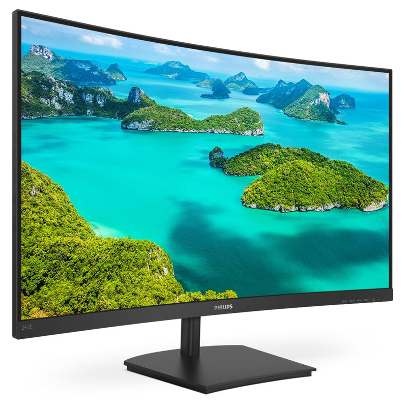 Philips 241E1SCA 24" Full HD 75Hz LED Curved Monitor - Black