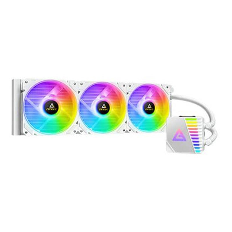 ANTEC Symphony 360 AiO Liquid CPU Cooler, Universal Socket, White, 360mm Radiator