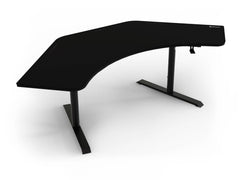 Arozzi Arena Angelo Gaming Desk – Pure Black