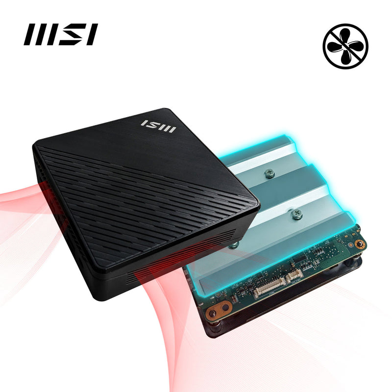 MSI Cubi N ADL S, Intel N100 - Mini PC (Barebone)