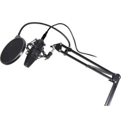 Sandberg Streamer USB Microphone Kit, USB 2.0, Pop Filter, Wind Cover, Shock Mount