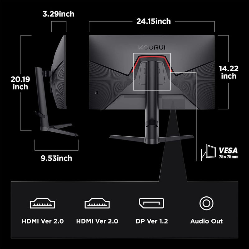 Koorui 27" QHD 170Hz Gaming Monitor (27E3Q)