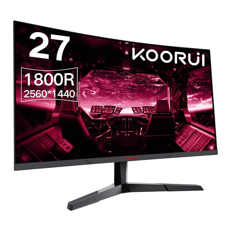 Koorui 27" QHD 144Hz Curved Gaming Monitor (27E6QC)