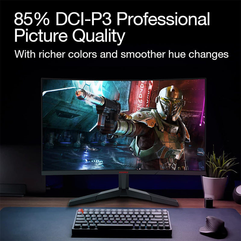 Koorui 27" QHD 144Hz Curved Gaming Monitor (27E6QC)