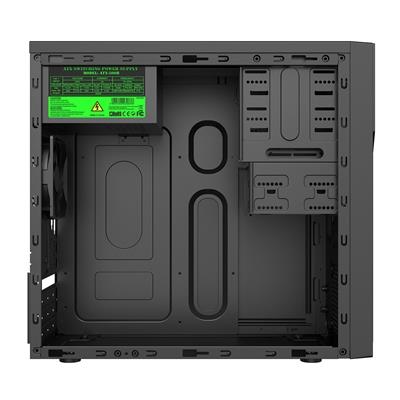 CiT Classic Micro Tower 2 x USB 3.0 / 2 x USB 2.0 Black Case with 500W PSU