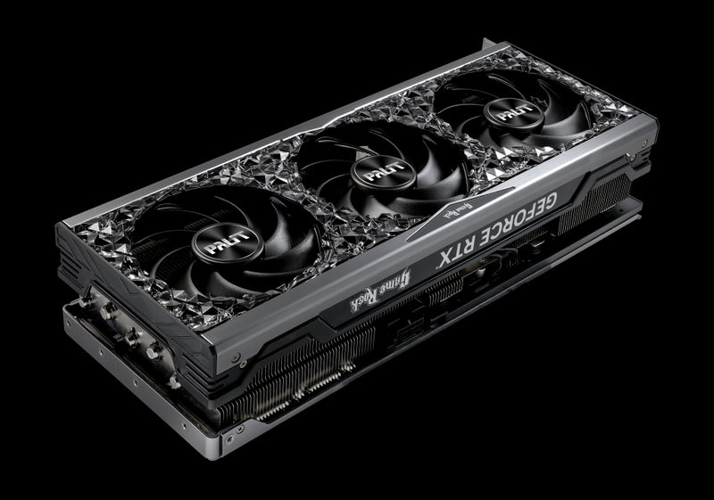 Palit RTX4070 Ti SUPER GameRock OmniBlack Graphics Card, 16GB DDR6X