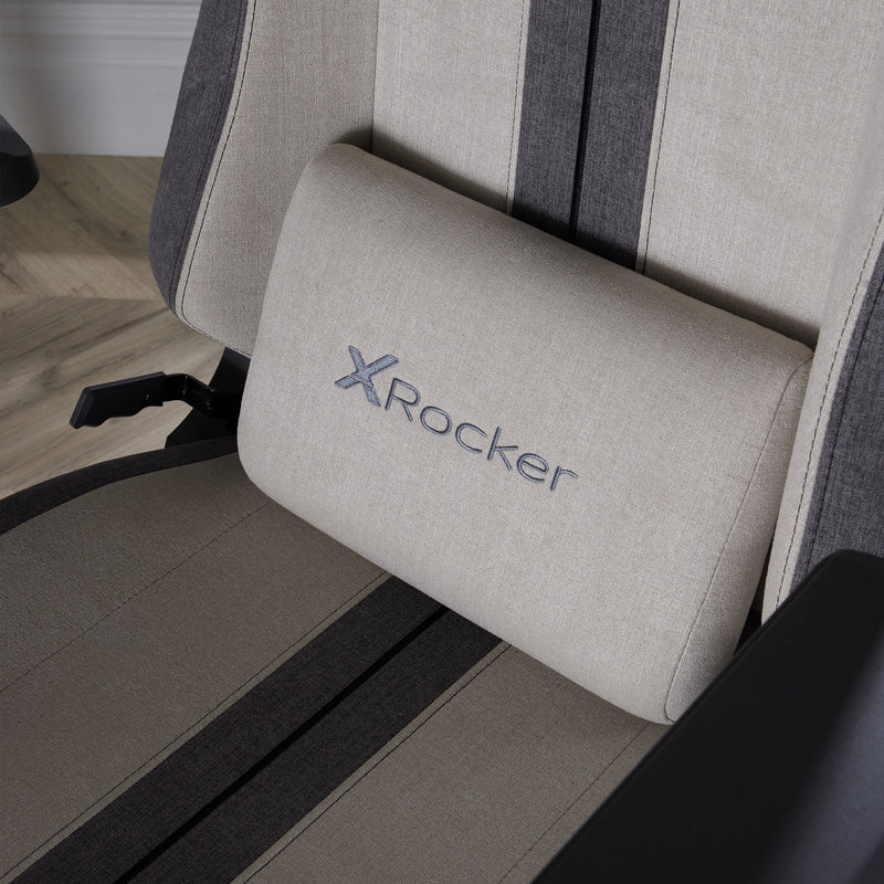 X Rocker | ONYX Office Gaming Chair - Stone/Slate Grey