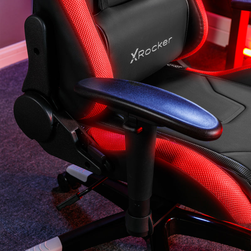 X Rocker | Agility Jr Esport Gaming Chair with Comfort Adjustability for Junior Gamers - RGB