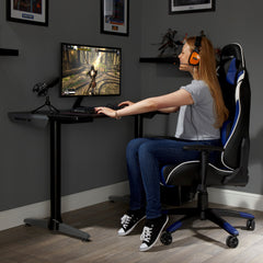 X Rocker | Agility Sport Esport Gaming Chair with Comfort Adjustability - BLUE