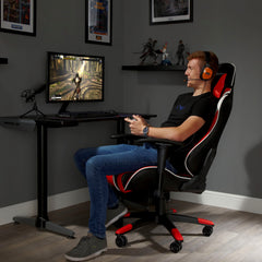 X Rocker | Agility Sport Esport Gaming Chair with Comfort Adjustability - RED