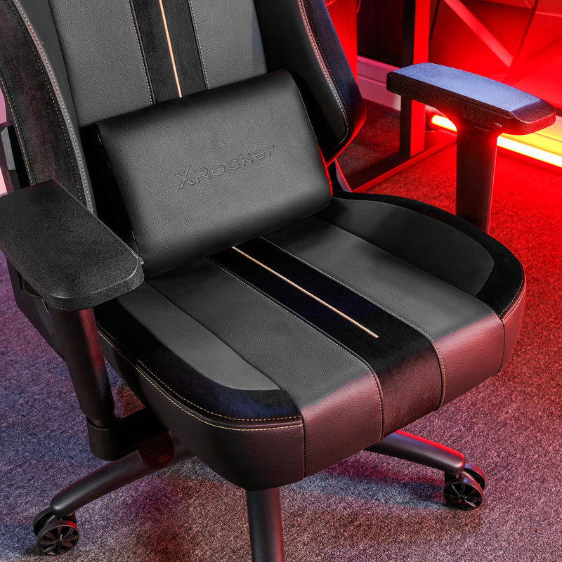 X Rocker | ONYX Office Gaming Chair - Black/Gold