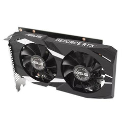 Asus DUAL RTX3050 OC Graphics Card, PCIe4, 6GB DDR6, DVI, HDMI, DP, 1537MHz Clock, Overclocked