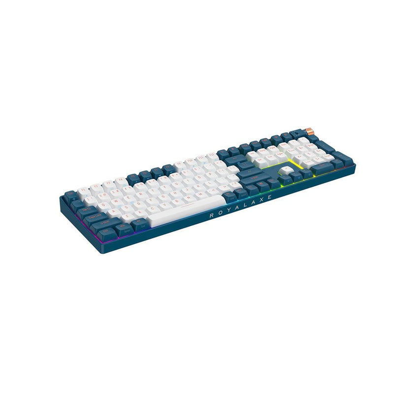 Royalaxe R108 Hot Swappable Mechanical Keyboard - Blue