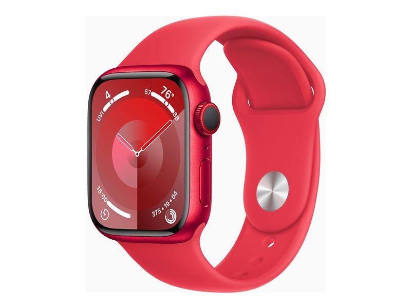 Apple Watch Series 9 (GPS + Cellular) - 41 mm - Red - Band Size: M/L