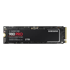 Samsung 980 PRO 2TB (MZ-V8P2T0BW) NVMe SSD, M.2 Interface, PCIe Gen4, 2280, Read 7000MB/s, Write 6000MB/s, 5 Year Warranty