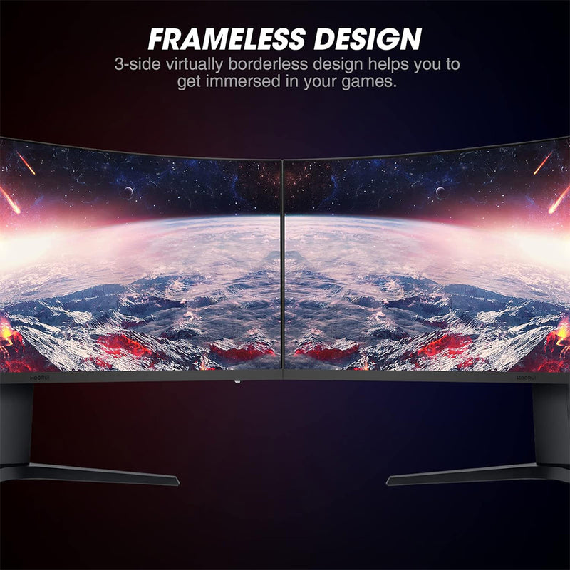 Koorui 34" WQHD 165Hz Curved Gaming Monitor (34E6UC)