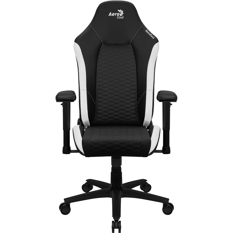 AeroCool Crown Nobility Series Gaming Chair - Black/White