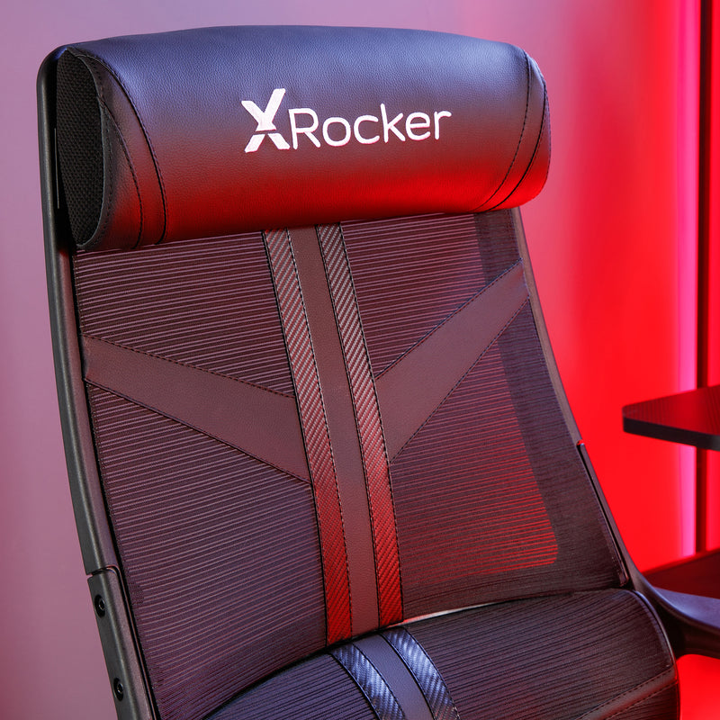 X Rocker | Helix Mesh Gaming Chair - Black