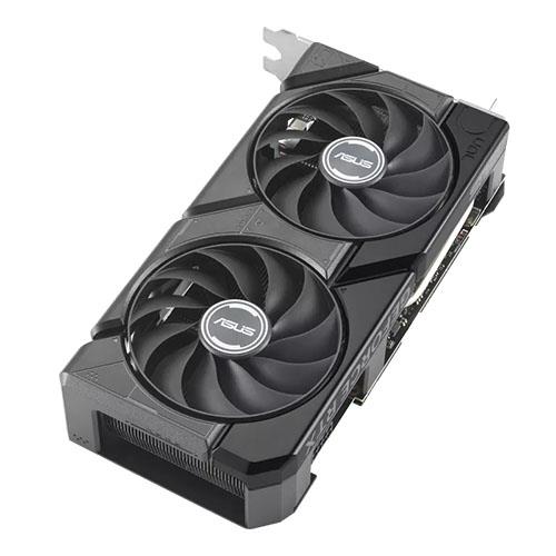 Asus DUAL RTX4060 Ti EVO OC Graphics Card, PCIe4, 8GB DDR6, HDMI, 3 DP, 2595MHz Clock, Overclocked