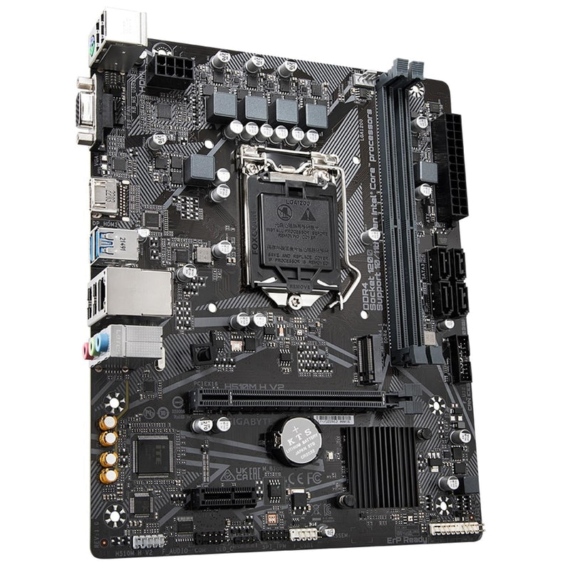 Gigabyte H510M H V2 DDR4 Motherboard, Intel Socket 1200