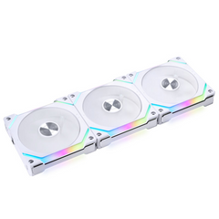 Lian-Li UNI SL120 V2 Addressable RGB White 120mm Fan Triple Pack with Controller